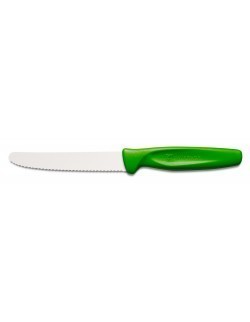 Nóż do warzyw ząbkowany 10 cm zielony - Colour