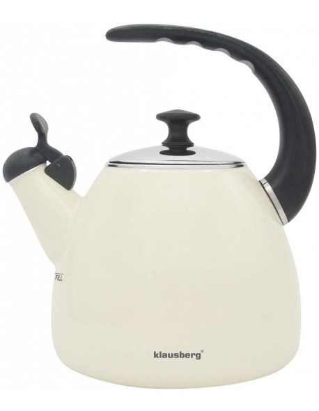 CZAJNIK EMALIOWANY Z GWIZDKIEM 2,8L KLAUSBERG KB-7405