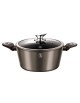GARNEK GRANITOWY 28cm BERLINGER HAUS CARBON METALLIC LINE BH-1236