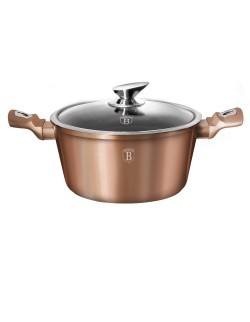 GARNEK GRANITOWY 28cm BERLINGER HAUS ROSE GOLD BH-1516
