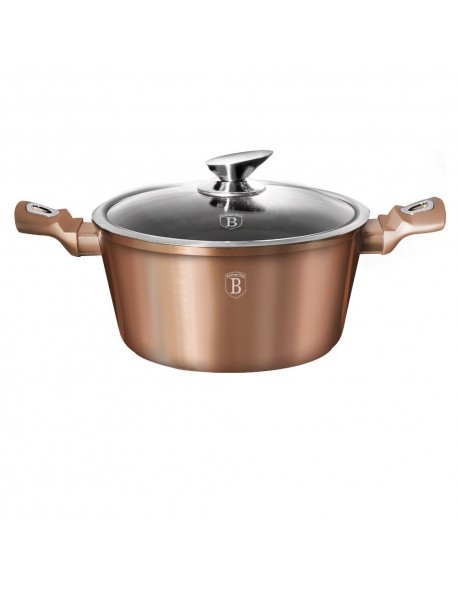 GARNEK GRANITOWY 28cm BERLINGER HAUS ROSE GOLD BH-1516