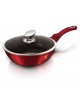 PATELNIA GRANITOWA 24cm BERLINGER HAUS RED METALLIC LINE BH-1259