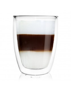 SZKLANKA TERMICZNA 330ml Z PODWÓJNĄ SCIANKĄ DO KAWY