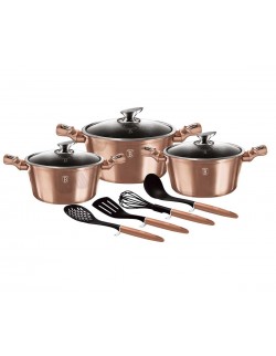 ZESTAW GARNKÓW GRANITOWYCH BERLINGER HAUS ROSE GOLD BH-6151