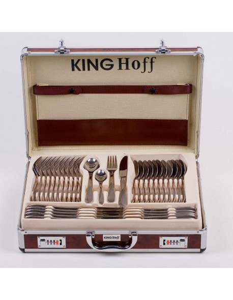 KINGHOFF SZTUĆCE 72ELE. SATYNA KH-3554