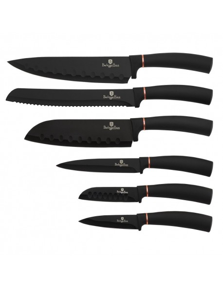 ZESTAW NOŻY BERLINGER HAUS BH-2337 BLACK ROSE