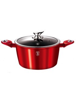 GARNEK GRANITOWY 20cm BERLINGER HAUS RED METALLIC LINE BH-1256