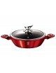 GARNEK GRANITOWY 32cm BERLINGER HAUS RED METALLIC LINE BH-1264