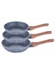 ZESTAW 3 PATELNI GRANITOWYCH BERLINGER HAUS BH-1214