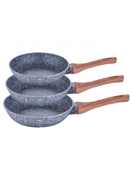 ZESTAW 3 PATELNI GRANITOWYCH BERLINGER HAUS BH-1214