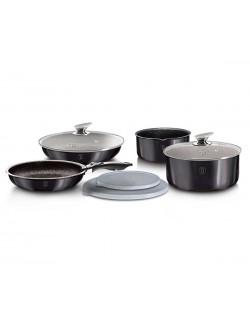 ZESTAW GARNKÓW GRANITOWYCH BERLINGER HAUS BH-6918 CARBON PRO