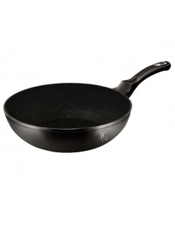 WOK GRANITOWY 28cm BERLINGERHAUS BLACK SILVER BH-1848