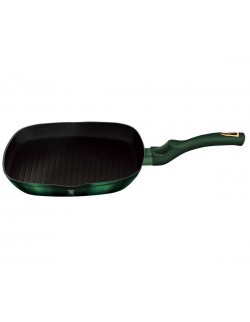 PATELNIA TYTANOWA GRILLOWA BERLINGER HAUS 28cm BH-6050 EMERALD