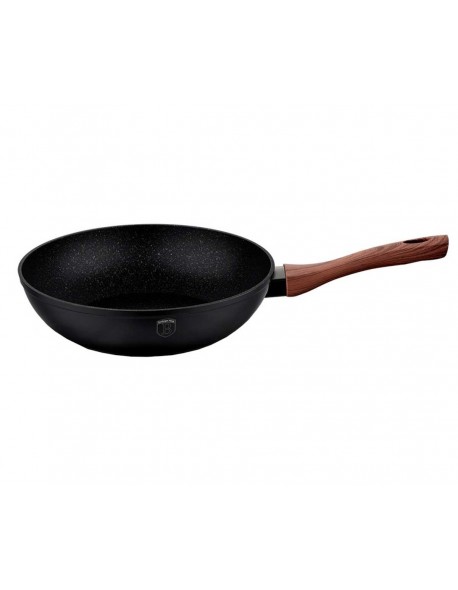 WOK GRANITOWY 28cm BERLINGER HAUS BH-1719 EBONY ROSEWOOD