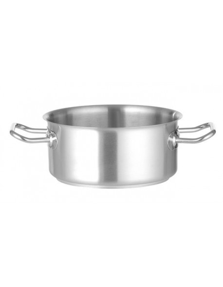 Garnek ze stali nierdzewnej niski 4,7L