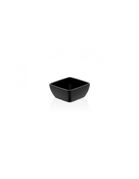 Miska kwadratowa z melaminy, czarna, 90x90x40 mm 190x190x(h)90mm