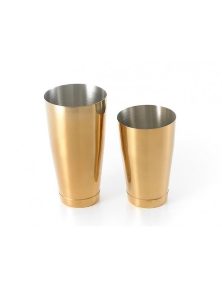 Shaker Boston 2-częściowy typu TIN&TIN 700 ml+ 500 ml złoty