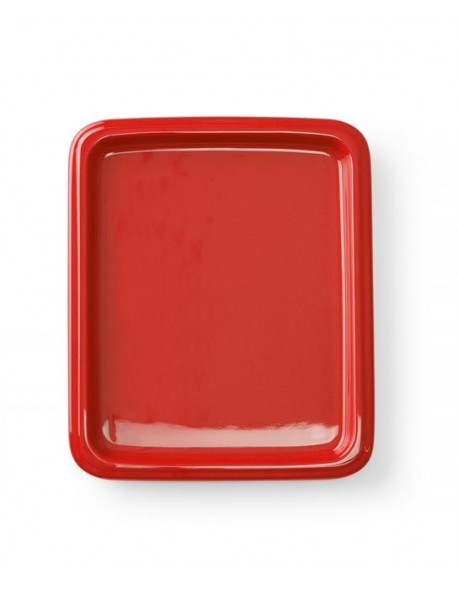 Taca porcelanowa GN, czerwona GN 2/4