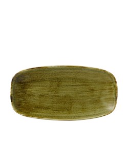Talerz prostokątny Stonecast Plume Green 298x153