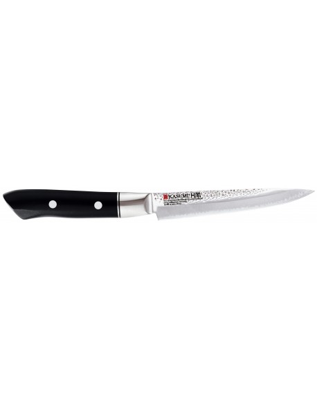 Nóż japoński uniwersalny kuty dł. 12 cm stal młotkowana VG-10 HM - KASUMI