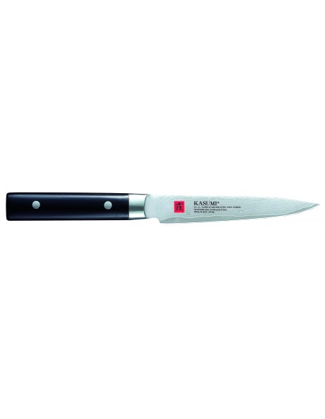 Nóż japoński uniwersalny krótki dł. 12 cm stal damasceńska DAMASCUS - KASUMI
