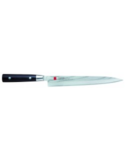 Nóż japoński Sashimi dł. 24 cm stal damasceńska DAMASCUS - KASUMI