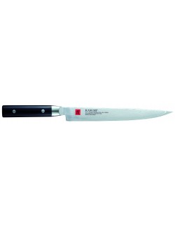 Nóż japoński Slicer dł. 24 cm stal damasceńska DAMASCUS - KASUMI