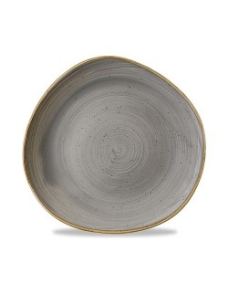 Talerz płytki o organicznym ksztalcie Stonecast Peppercorn Grey 286 mm