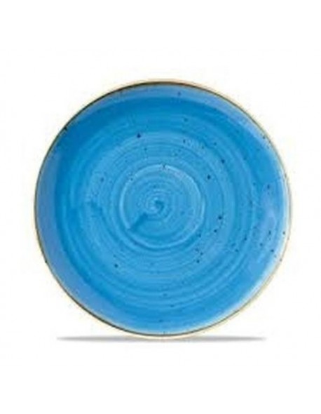 Talerz okrągły 324 mm niebieski - Churchill Stonecast Corn Flower