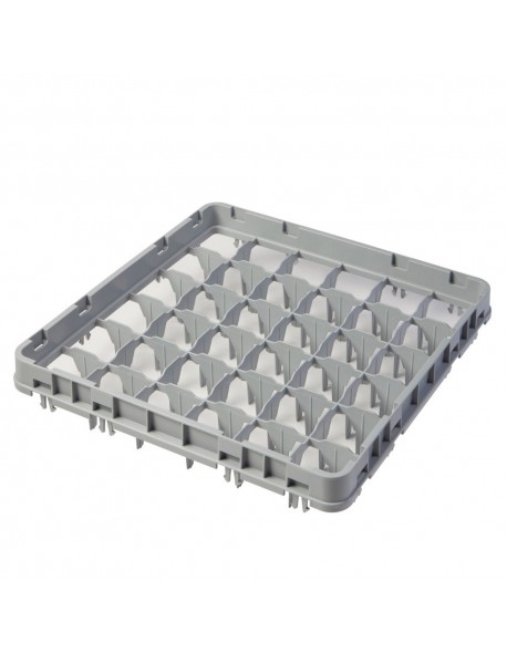 Nadstawka do koszy Full Drop 500x500 mm szara, model E1, 36 przegródek, Cambro