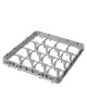 Nadstawka do koszy Full Drop 500x500 mm szara, model E1, 16 przegródek, Cambro