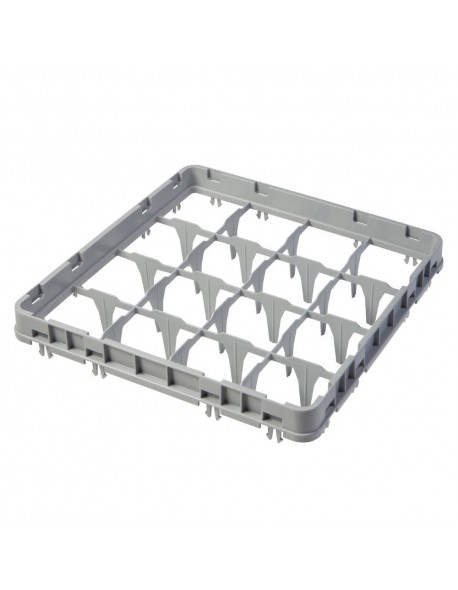 Nadstawka do koszy Full Drop 500x500 mm szara, model E1, 16 przegródek, Cambro