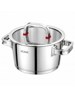 GARNEK STALOWY Z POKRYWĄ 16cm 1,6L VCASA VC-90102 SIERRA