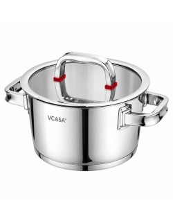 GARNEK STALOWY Z POKRYWĄ 20cm 3.2L VCASA VC-90104 SIERRA