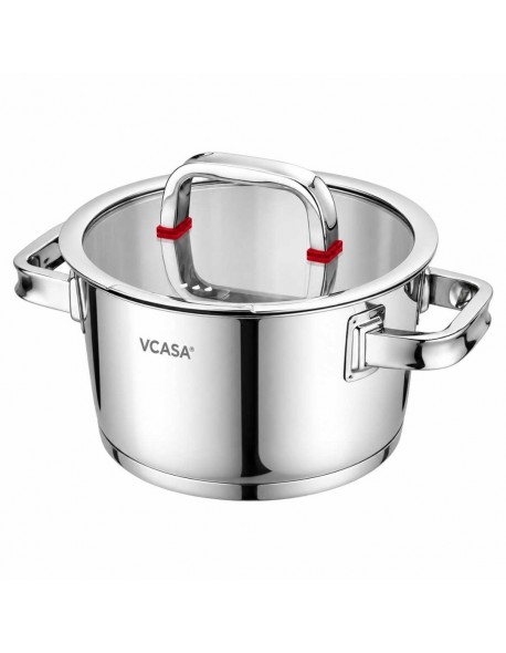 GARNEK STALOWY Z POKRYWĄ 20cm 3.2L VCASA VC-90104 SIERRA