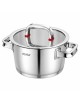 GARNEK STALOWY Z POKRYWĄ 24cm 5.2L VCASA VC-90105 SIERRA