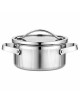 GARNEK STALOWY Z POKRYWĄ 16cm 1,5L VCASA VC-90122 VELORA