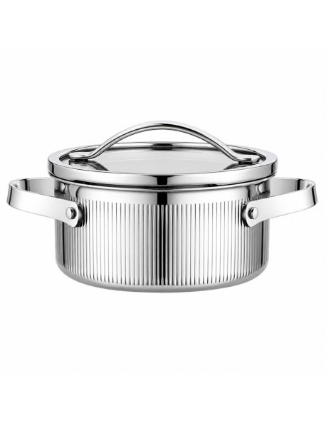 GARNEK STALOWY Z POKRYWĄ 16cm 1,5L VCASA VC-90122 VELORA