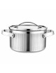 GARNEK STALOWY Z POKRYWĄ 18cm 2.1L VCASA VC-90123 VELORA