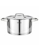GARNEK STALOWY Z POKRYWĄ 20cm 3.4L VCASA VC-901114 AMARA