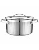 GARNEK STALOWY Z POKRYWĄ 20cm 3L VCASA VC-90124 VELORA