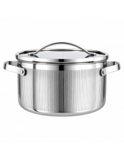 GARNEK STALOWY Z POKRYWĄ 24cm 5.8L VCASA VC-90125 VELORA