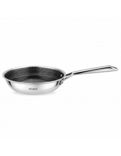 PATELNIA STALOWA 20cm VCASA VC-90154 VELORA Z POWŁOKĄ CERAMICZNĄ
