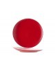 Talerz płaski z uniesionym rantem 310 mm czerwony - ARIANE Dazzle Red