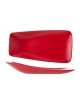 Talerz prostokątny 330 x 230 mm czerwony - ARIANE Dazzle Red