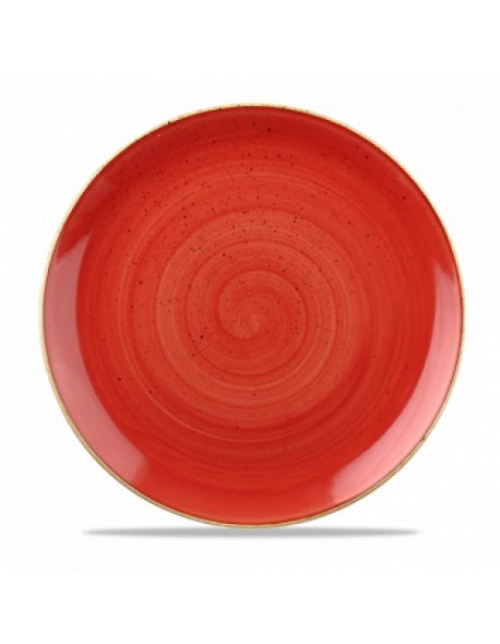 Talerz płytki 288 mm czerwony - CHURCHILL Stonecast Berry Red