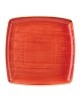 Talerz kwadratowy 268 mm czerwony - CHURCHILL Stonecast Berry Red