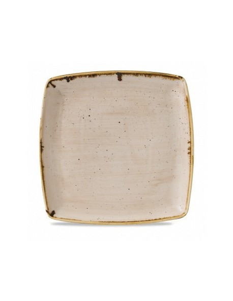 Talerz kwadratowy 268 x 268 mm kremowy - CHURCHILL Stonecast Nutmeg Cream