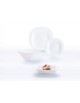Komplet obiadowy LUMINARC Carine Neo White 19-elementowy (salaterka 27 cm)