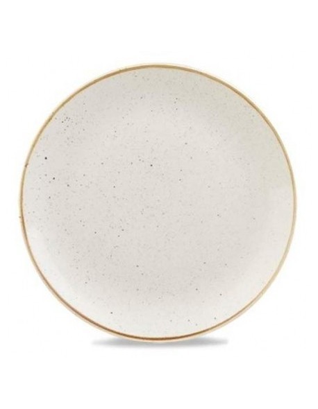 Talerz płytki Evolve 217 mm biały - CHURCHILL Stonecast Barley White